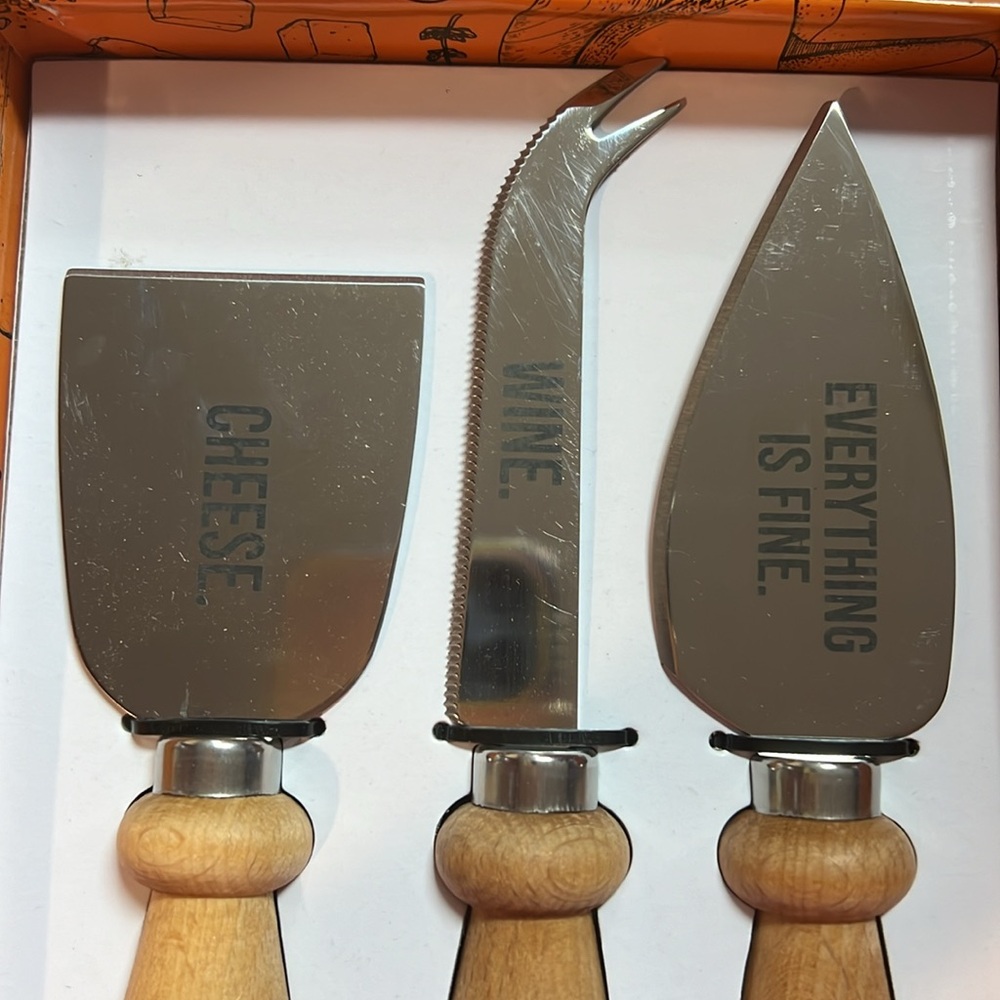 Smartass & Sass Cheese Knife Set - Picture 4 of 4